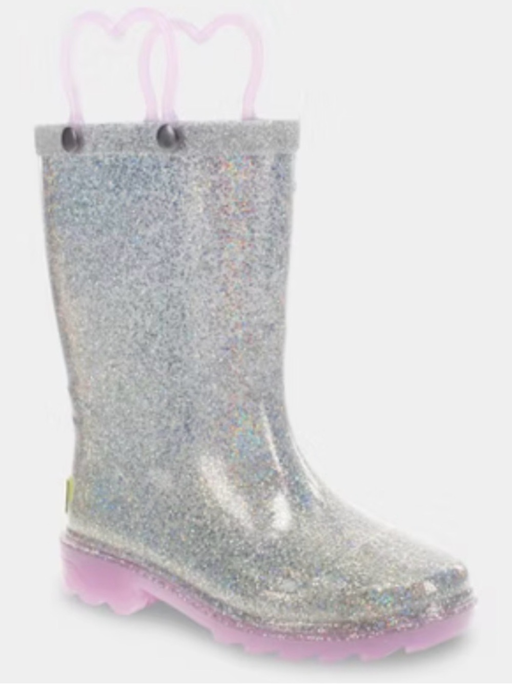 Western Chief  Toddler Girls Abby Glitter Rain Boots 9T waterproof Mid Calf